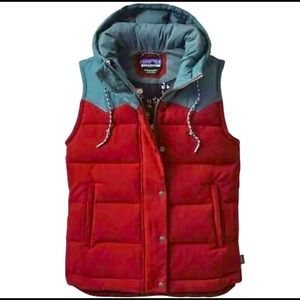 Rare Patagonia red mushroom hooded vest